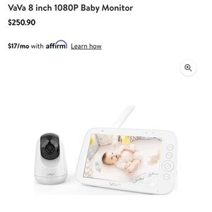 Vava Video Baby Monitor
VA-IH006 — Video Baby Monitor white large screen WiFi
